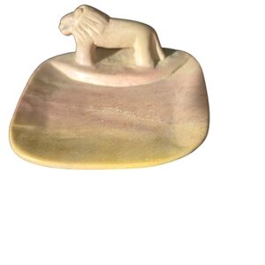 Ceramic Lion Trinket Dish